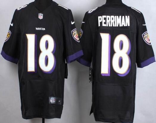 Nike Baltimore Ravens 18 Breshad Perriman black elite nfl jersey