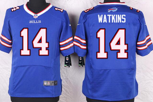 Nike Buffalo Bills 14 Sammy Watkins Blue elite Jerseys