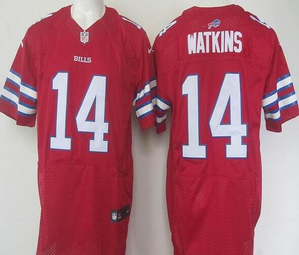 Nike Buffalo Bills 14 Sammy Watkins red elite Jerseys