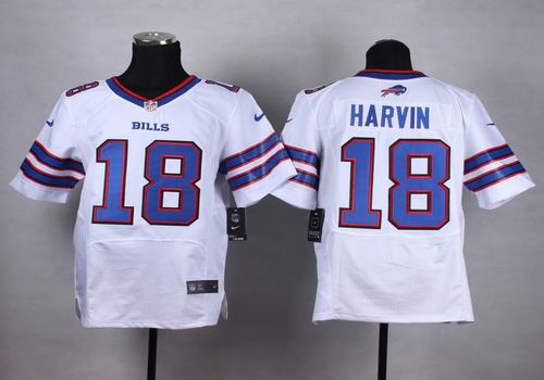 Nike Buffalo Bills 18 Percy Harvin white elite nfl Jerseys