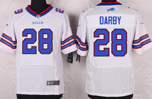 Nike Buffalo Bills 28 darby white elite NFL Jerseys