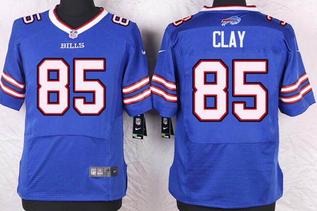 Nike Buffalo Bills 85 Charles Clay  blue elite nfl Jerseys