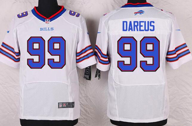 Nike Buffalo Bills 99 Marcell Dareus Elite white NFL Jersey