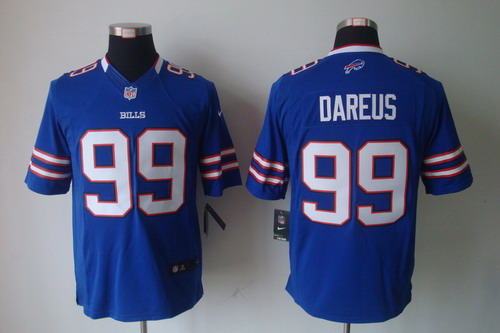 Nike Buffalo Bills 99 Marcell Dareus Limited Blue NFL Jerseys