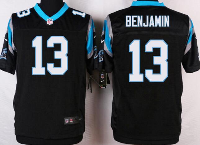 Nike Carolina Panthers 13 Kelvin Benjamin Elite Black NFL Jerseys