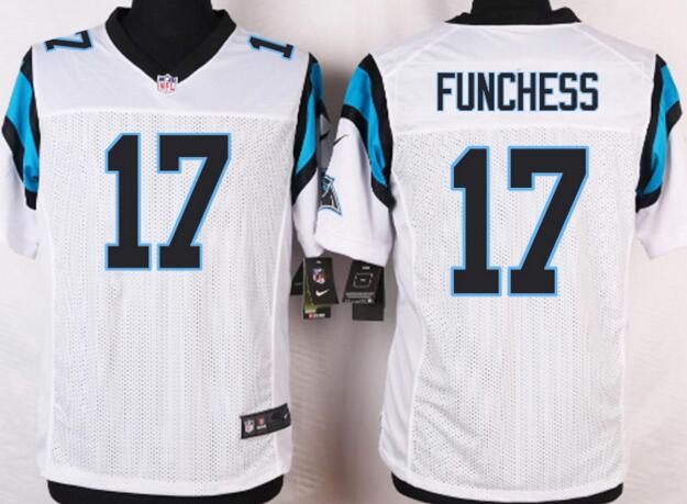 Nike Carolina Panthers 17 Devin Funchess white elite NFL Jersyes