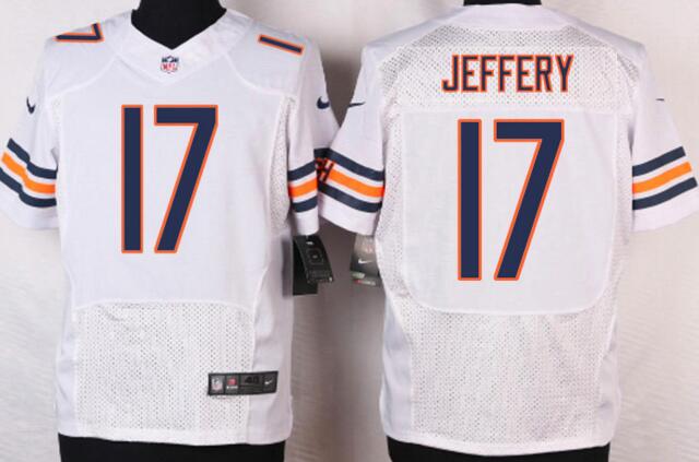 Nike Chicago Bears 17 ALSHON JEFFERY white elite NFL Jersey