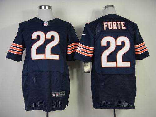 Nike Chicago Bears 22 Matt Forte Elite Navy Blue NFL Jersey