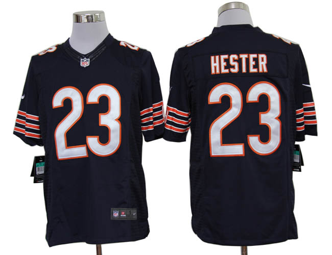 Nike Chicago Bears 23 Devin Hester Limited Blue NFL Jerseys