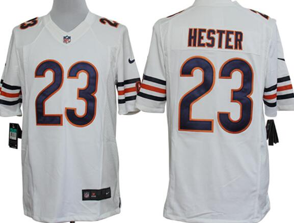 Nike Chicago Bears 23 Devin Hester Limited White NFL Jerseys