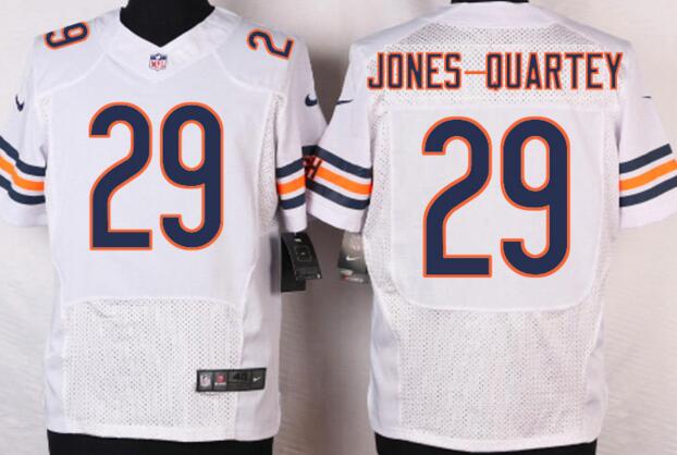 Nike Chicago Bears 29 jones-ouartey White elite NFL football Jerseys