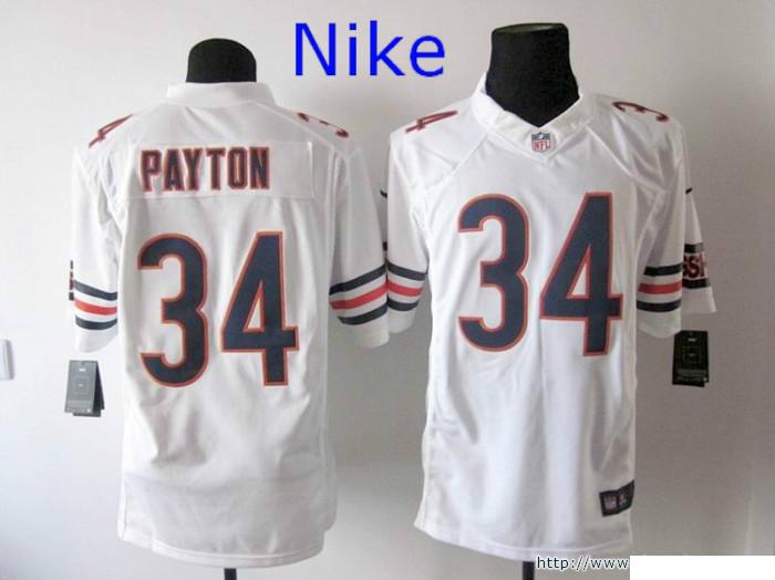 Nike Chicago Bears 34 Walter Payton Limited White NFL Jerseys