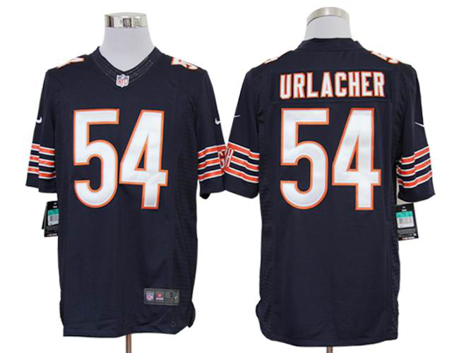 Nike Chicago Bears 54 Brian Urlacher Limited Blue NFL Jerseys