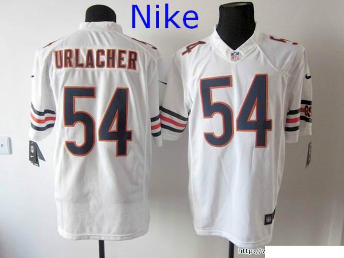 Nike Chicago Bears 54 Brian Urlacher Limited White NFL Jerseys