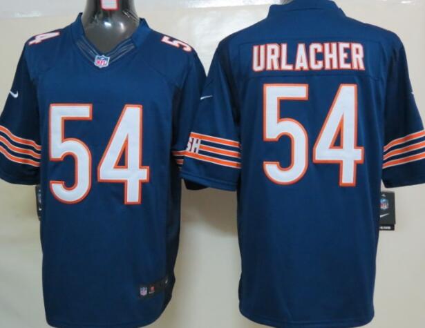 Nike Chicago Bears 54 Urlacher Blue Limited Jerseys