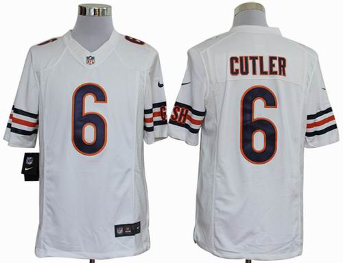 Nike Chicago Bears 6# cotler white Limited Jersey