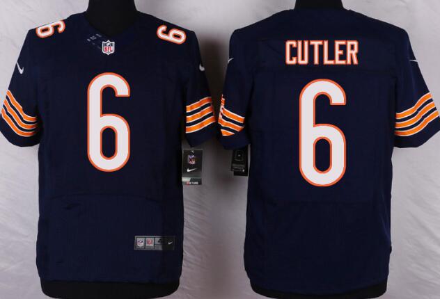 Nike Chicago Bears 6 CUTLER blue elite football jerseys