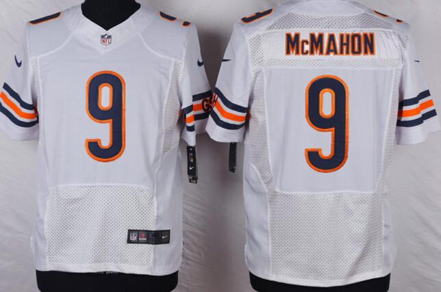 Nike Chicago Bears 9  Jim McMahon Elite White NFL football Jerseys