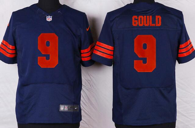 Nike Chicago Bears 9 Robbie Gould Elite blue NFL Jerseys