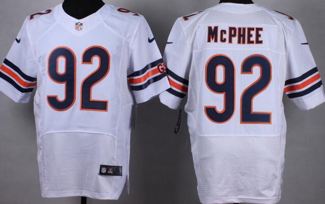 Nike Chicago Bears 92 Pernell McPhee white elite nfl Jersey