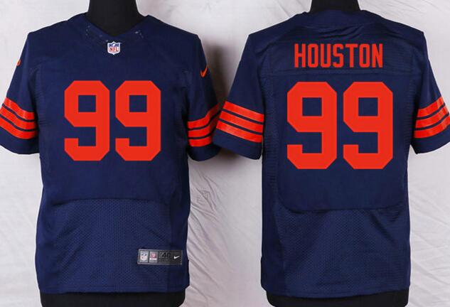 Nike Chicago Bears 99 houston Elite Jerseys blue NFL football jersey