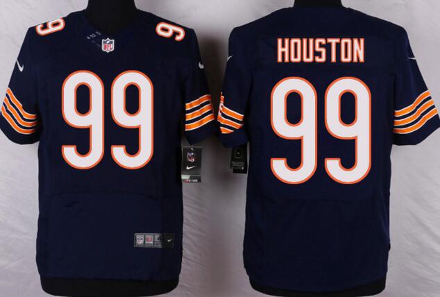 Nike Chicago Bears 99 houston Elite Jerseys blue NFL football jerseys