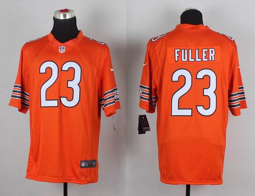 Nike Chicago Bears Fuller 23 orange limited NFL Jerseys