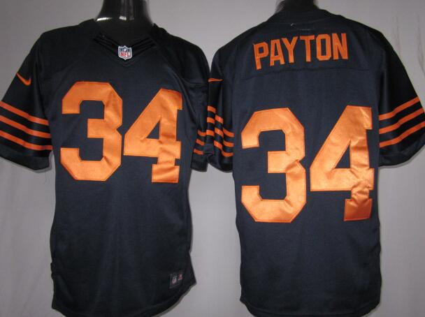 Nike Chicago Bears Walter Payton 34 Limited Blue NFL Jerseys