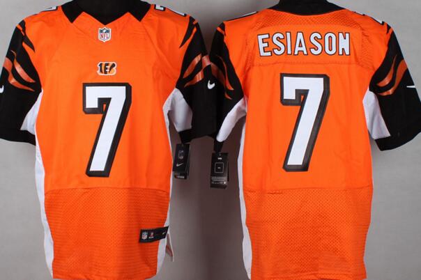 Nike Cincinatti Bengals 7 Boomer Esiason orange elite nfl jersey