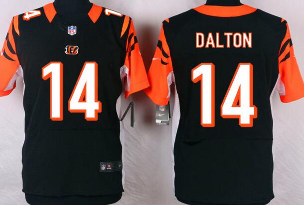 Nike Cincinnati Bengals 14 Andy Dalton black men elite NFL football Jerseys