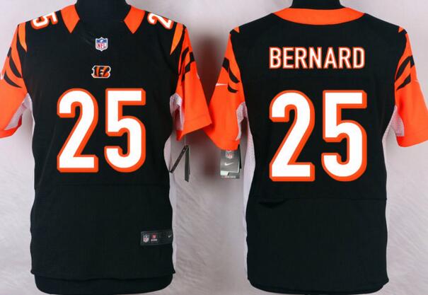 Nike Cincinnati Bengals 25 Giovani Bernard black men Elite nfl football Jerseys