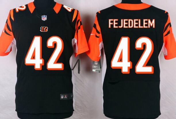 Nike Cincinnati Bengals 42 fejedelem Elite men black NFL football Jerseys