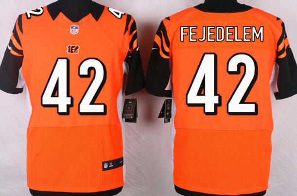 Nike Cincinnati Bengals 42 fejedelem Elite men orange NFL football Jerseys