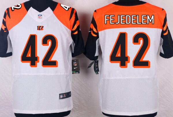 Nike Cincinnati Bengals 42 fejedelem Elite men white NFL football Jerseys