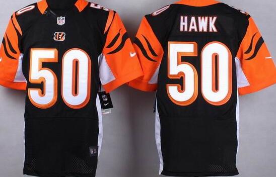 Nike Cincinnati Bengals 50 Hawk black Elite men nfl football Jerseys