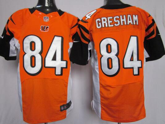 Nike Cincinnati Bengals 84 Jermaine Gresham Elite Orange NFL Jerseys