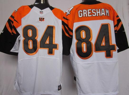 Nike Cincinnati Bengals 84 Jermaine Gresham Elite White NFL Jerseys