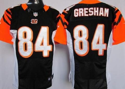 Nike Cincinnati Bengals 84 Jermaine Gresham Elite men Black NFL football Jerseys