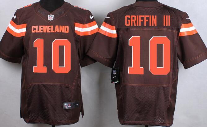 Nike Cleveland Browns 10 Robert Griffin III elite brown Football Jerseys