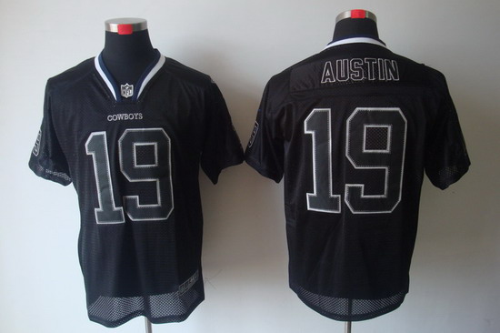Nike Dallas Cowboys 19 Miles Austin Elite Black NFL Lights Out Jerseys