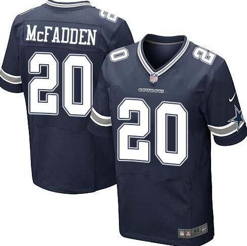 Nike Dallas Cowboys 20 Darren McFadden blue elite nfl jersey