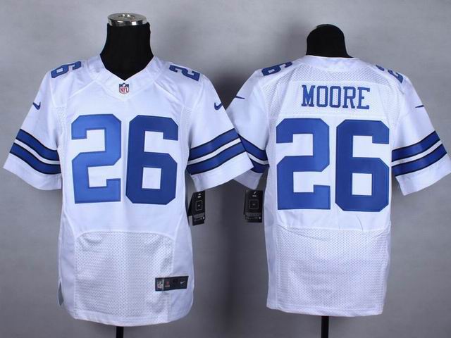 Nike Dallas Cowboys 26 Sterling Moore white elite NFL Jerseys