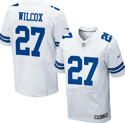 Nike Dallas Cowboys 27 J.J. Wilcox  white elite NFL Jersey