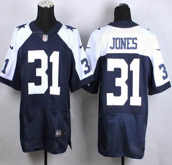 Nike Dallas Cowboys 31 Byron Jones blue thankgiving nfl jerseys