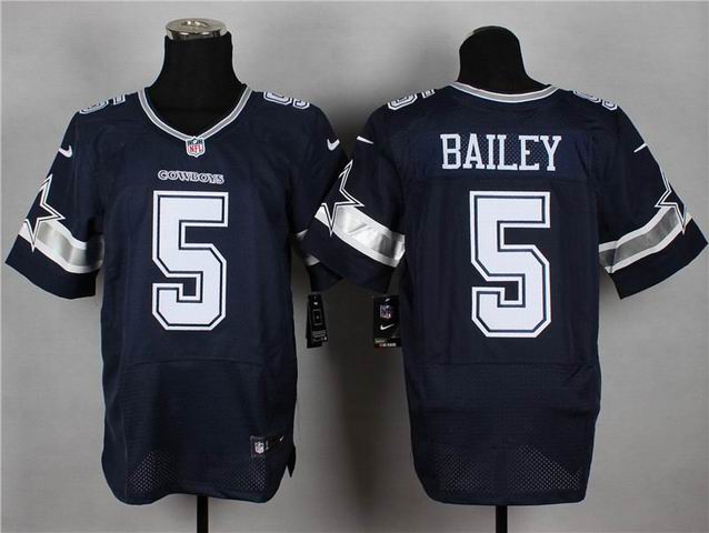 Nike Dallas Cowboys 5 Dan Bailey dark blue elite nfl jerseys