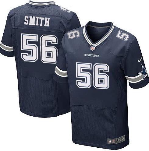 Nike Dallas Cowboys 56 Emmitt Smith elite dark Blue NFL jersey