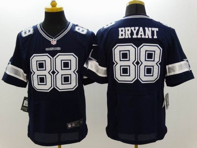 Nike Dallas Cowboys 88 Dez Bryant elite dark Blue NFL jersey