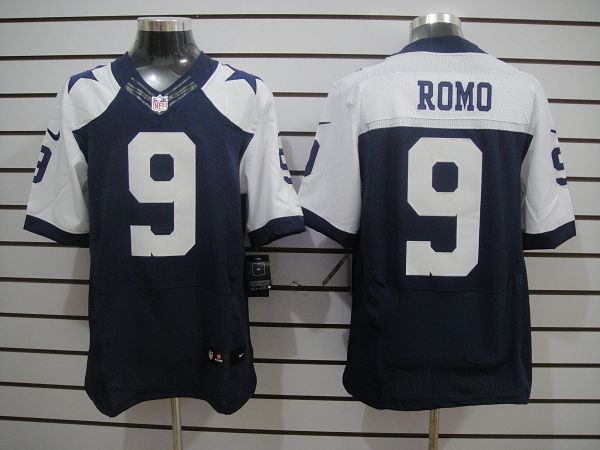 Nike Dallas Cowboys 9 Tony Romo  Elite Blue Thankgivings NFL Jerseys