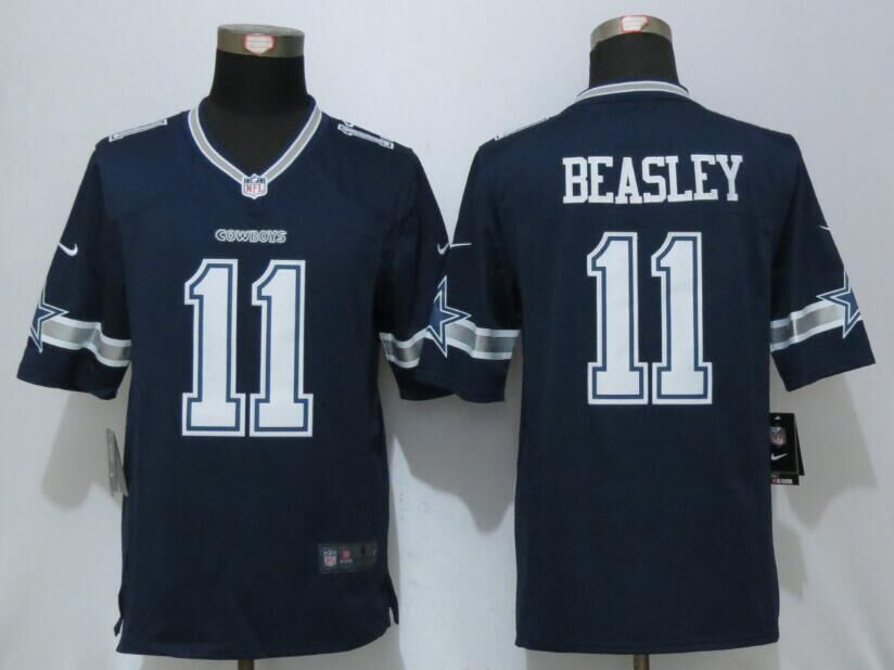 Nike Dallas cowboys 11 Beasley Blue Limited Jersey