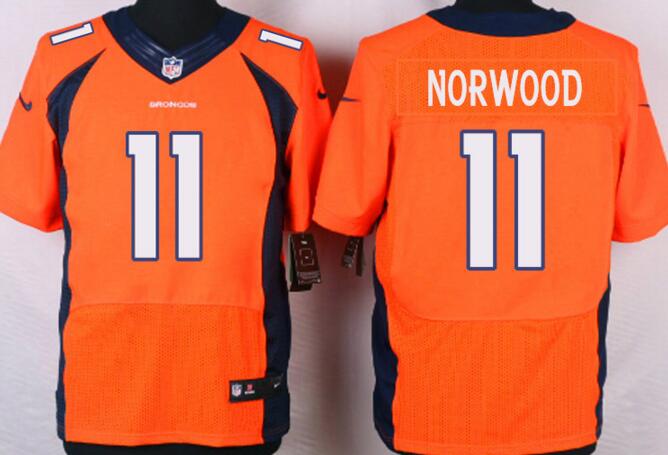 Nike Denver Broncos 11 norwood orange nfl elite Jerseys